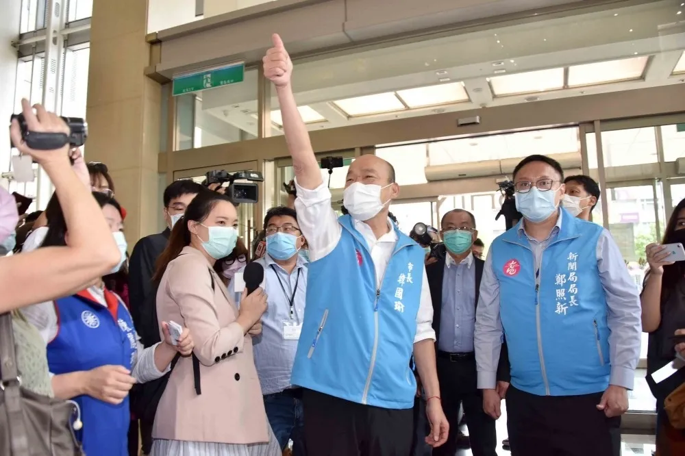 【八大行業實名制】韓國瑜被批急著封城　自嘲是豐臣秀吉弟弟「封城不急」　