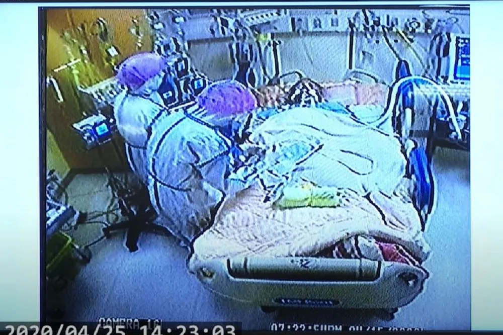 「張教授」上課　一張照片揭開負壓加護病房醫護辛勞