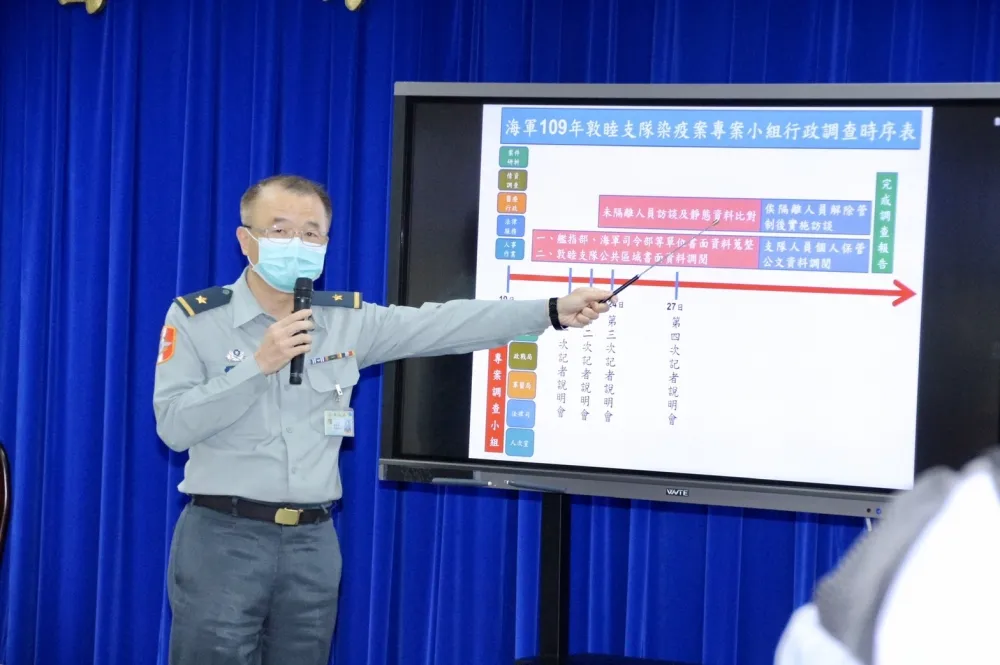 敦睦艦隊官兵感染源未明　國防部：5月8日解隔離後將逐一面訪釐清