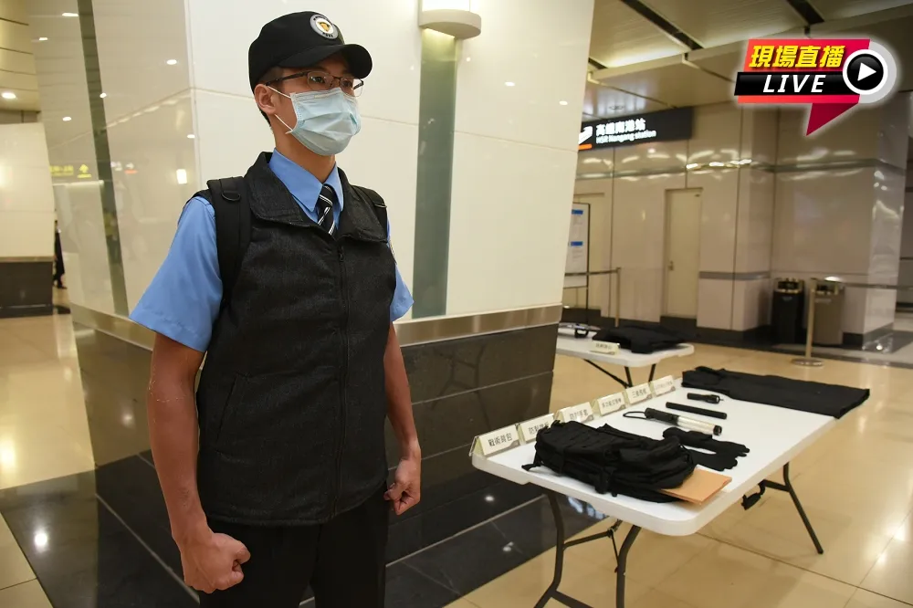 【直播】高鐵「車安保全」　展示各項防護裝備等任務