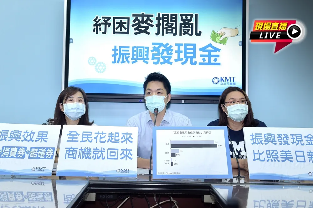 【直播】國民黨團轟紓困麥擱亂　振興「免排富」發現金