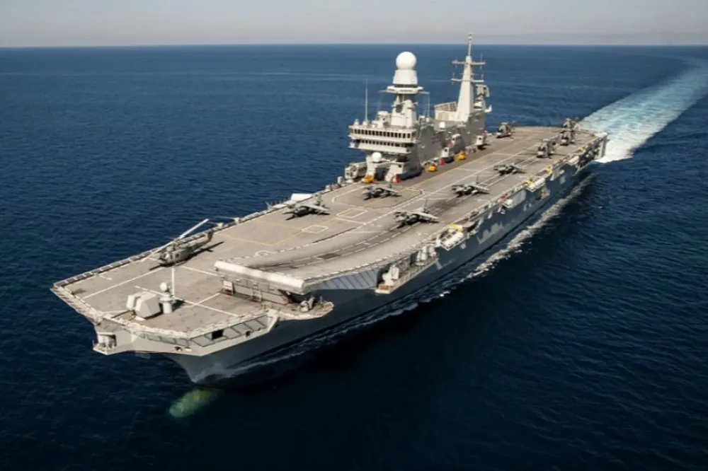 【甲板升級】義大利航艦「加富爾號」完成改造　赴美接受F-35B戰機磨合訓練