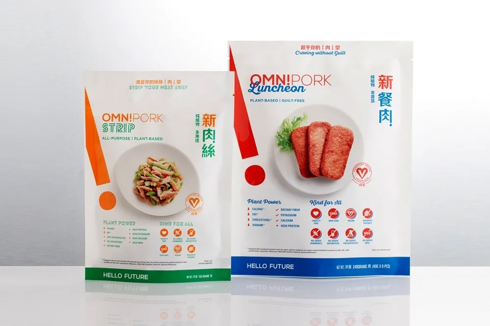 植物肉再出新招！OmiPork新豬肉推出純素「新餐肉」、「新肉絲」　台灣預計下半年內上市