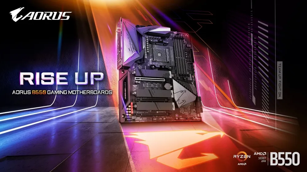 技嘉推出最新AMD B550 AORUS系列主機板