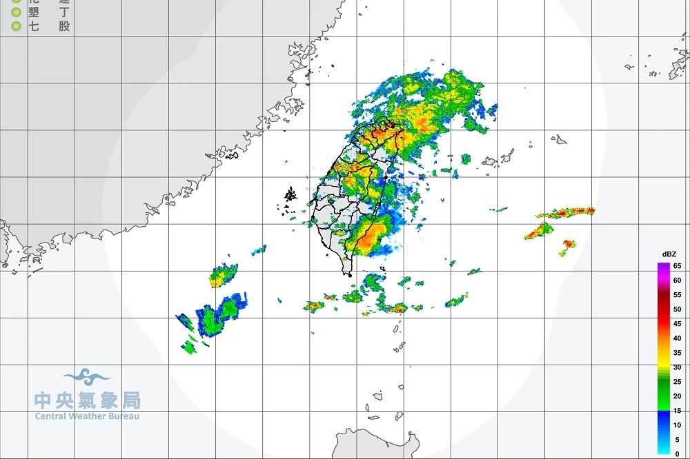【暴雨北移】豪大雨涵蓋18縣市　累積雨量前二名均是雲林縣林內鄉