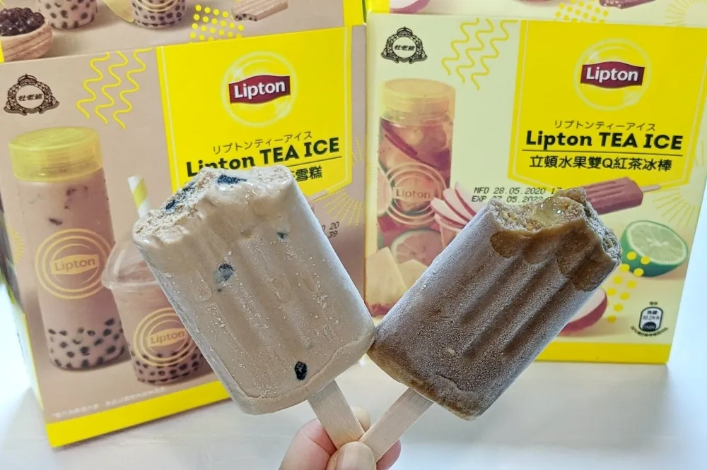 【開箱片】7-11 6/3 獨家販售！立頓推出「珍珠奶茶雪糕」、「水果雙 Q 紅茶冰棒」今夏必吃