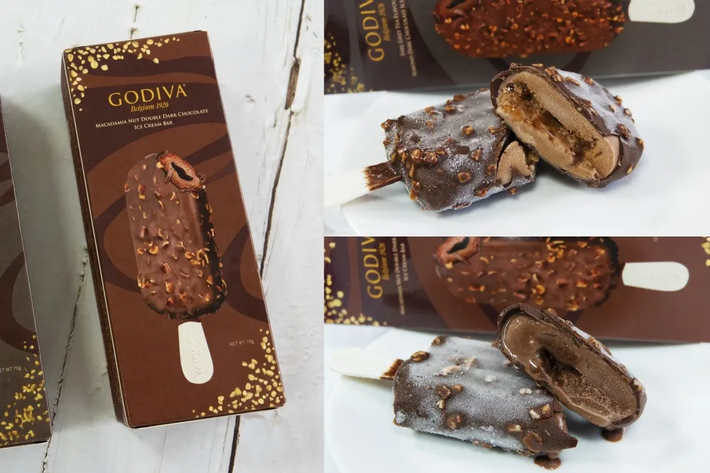 【開箱片】7-11 ╳ GODIVA 再度聯手！全台限量 2 款黑巧克力流心雪糕