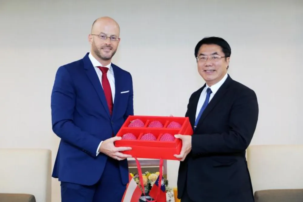 奧地利商務代表傅詩元拜會台南市長黃偉哲 盼開啟兩地企業合作管道