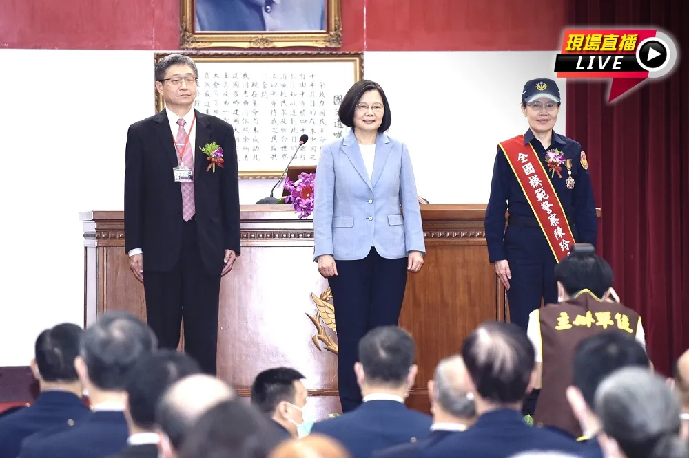 【直播】慶祝警察節　蔡英文及蘇貞昌出席