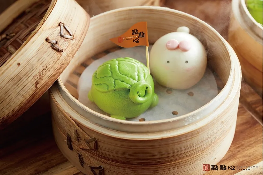 點點心新北首店插旗林口三井！6/16~6/19 超萌動物系港點「龜兔賽跑包」免費吃 