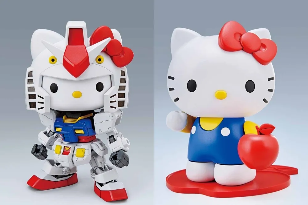 小朋友也能輕鬆組裝！萬代南夢宮推出「Hello Kitty x 鋼彈模型」