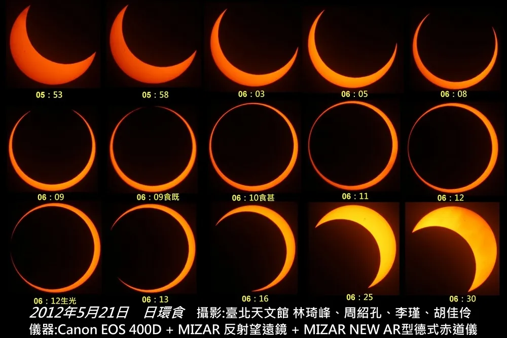 【直播連結總整理】21日14:48登場日偏食　16:13進入日環食