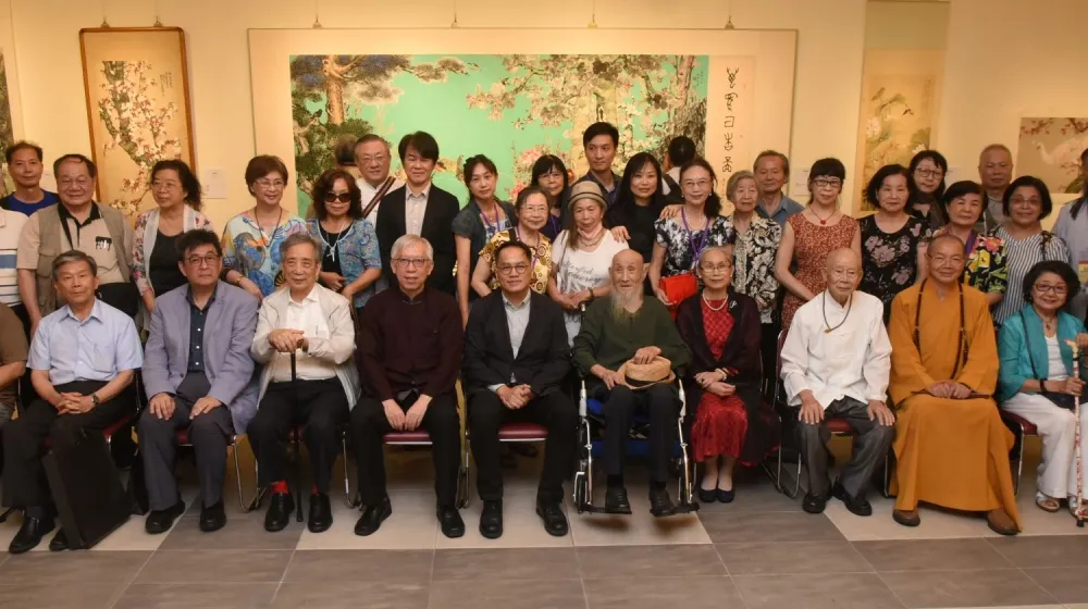 「淵默雷聲—杜簦吟九五回顧展」在國父紀念館中山國家畫廊盛大展出                                           