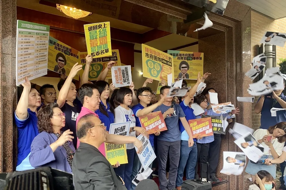 被控撂黑衣人圍立院　國民黨轟陳柏惟、王定宇「眼睛有問題快看醫生」