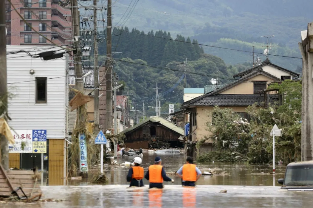 【數十年來最大】日本熊本暴雨土石流釀16死　淹水最深處達9公尺　