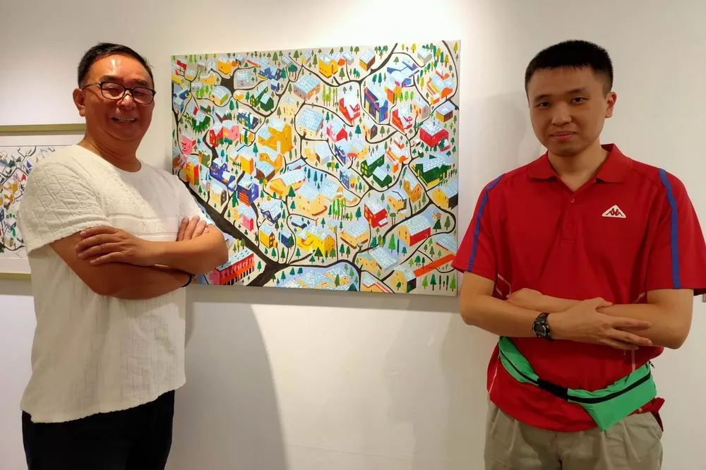 走出自閉症的陽光宅畫家謝宇軒於光之藝廊舉辦首次個展