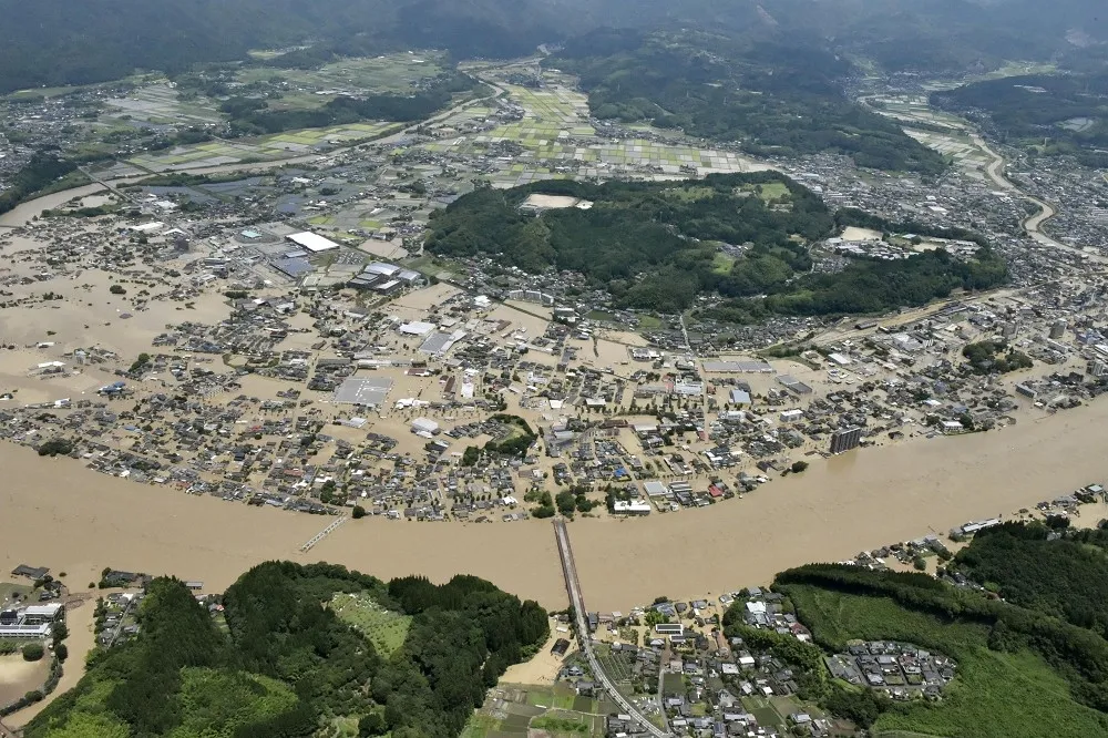日本九州暴雨成災　熊本縣24死、16命危及11失蹤