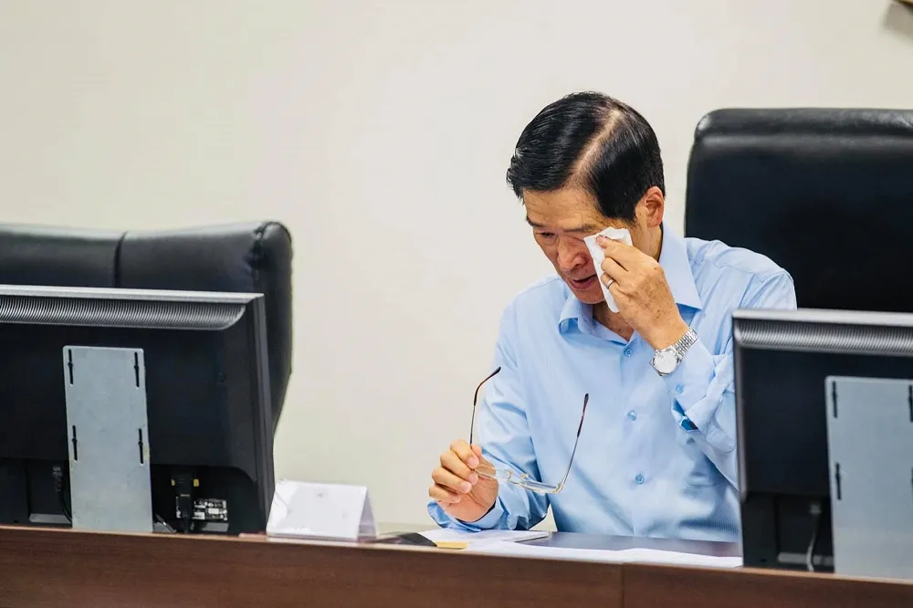 【海陸演習釀2死】嚴德發提及殉職官兵哽咽落淚　事件調查重在「防範」
