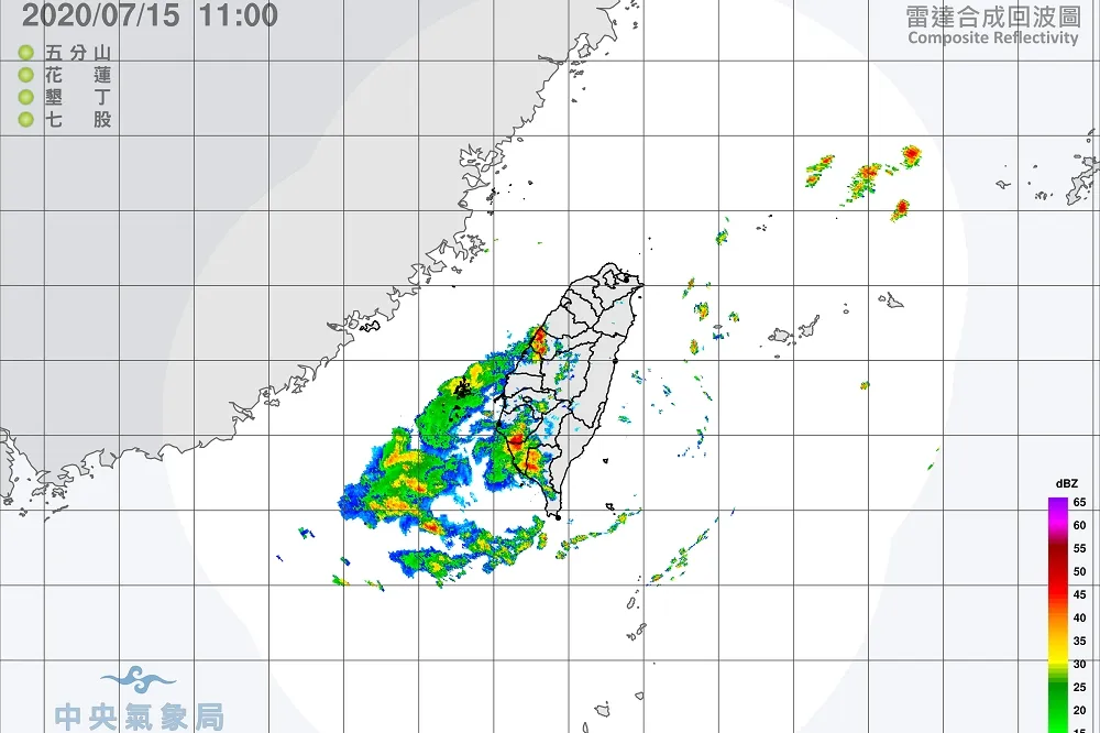 熱低壓結構分離「不登陸了」　氣象局：高雄、台南慎防大雨