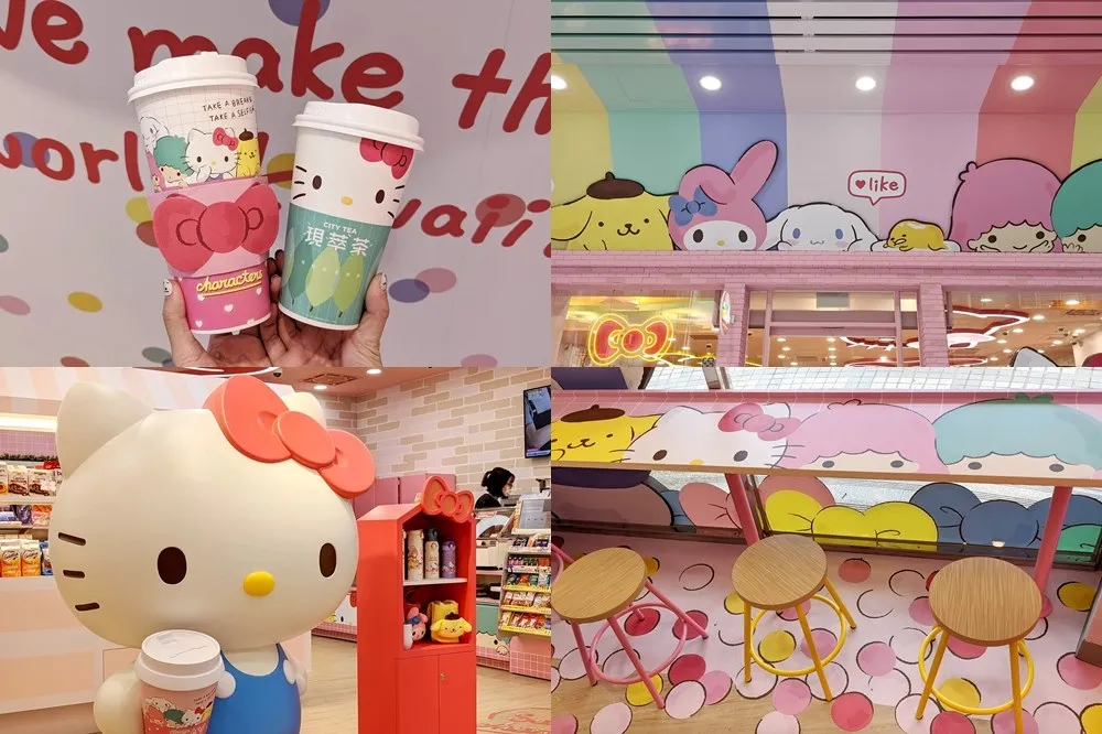 170 公分 HELLO KITTY 等你來自拍！「7-11 ╳ 三麗鷗聯名店」粉嫩登場　46 款獨賣商品搶先看