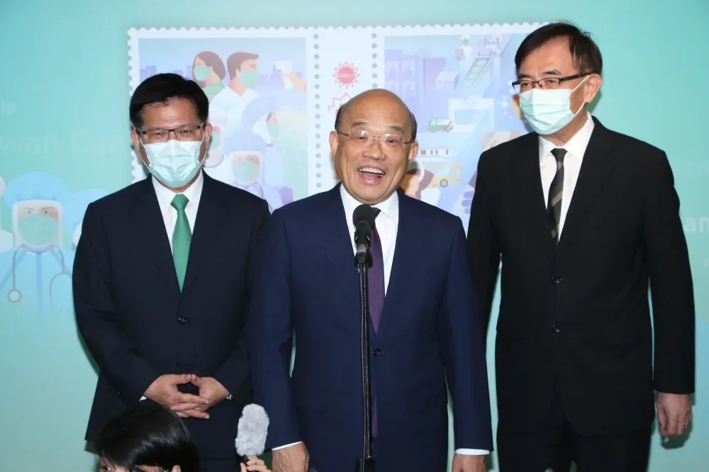 防疫郵票21日起開賣　蘇貞昌：藉郵票讓世界看見台防疫團隊