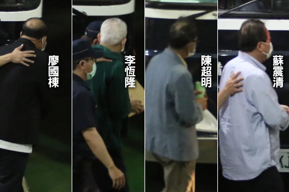 【國會改選後首例】3藍綠立委上囚車畫面曝光　依規至少羈押2個月