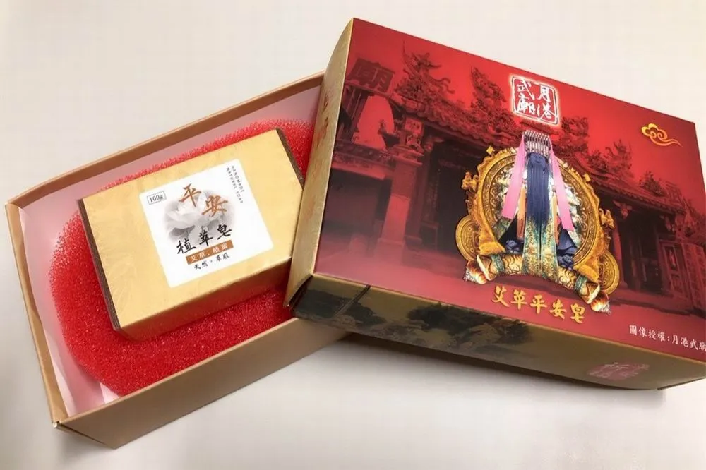 蕭大凱捐上千艾草平安皂　疫情期間免費提供各廟宇信徒索取