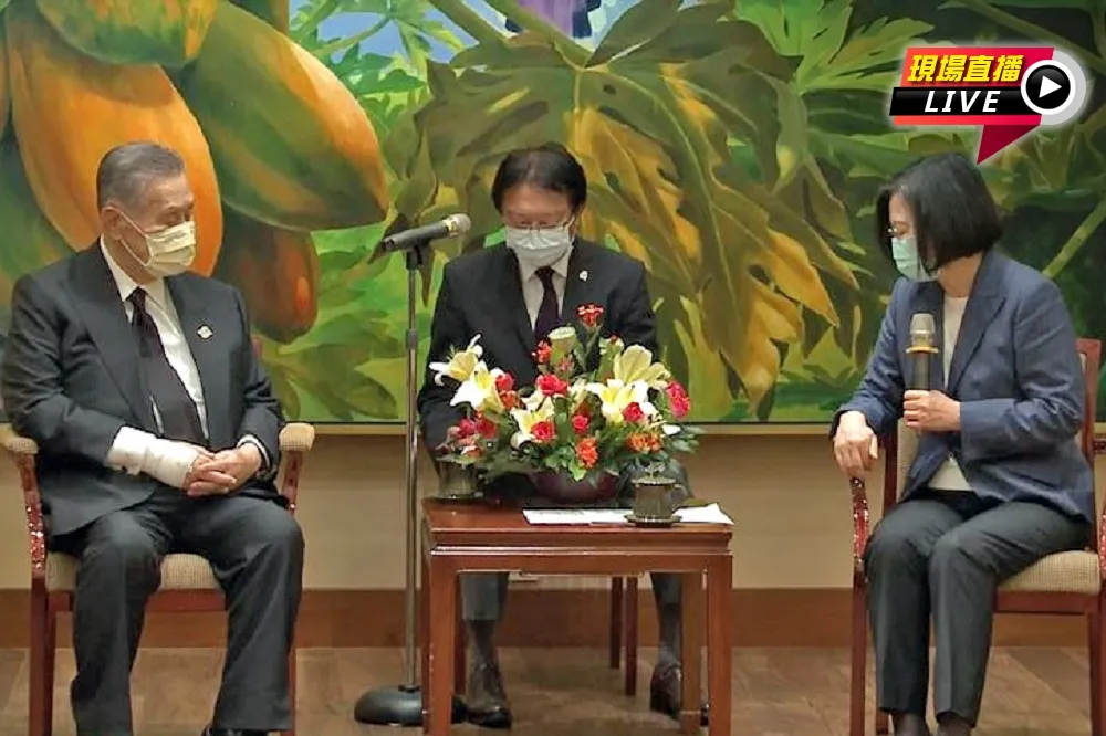 【直播】前日相森喜朗率日本弔唁團抵台　蔡英文16:00於府內接見