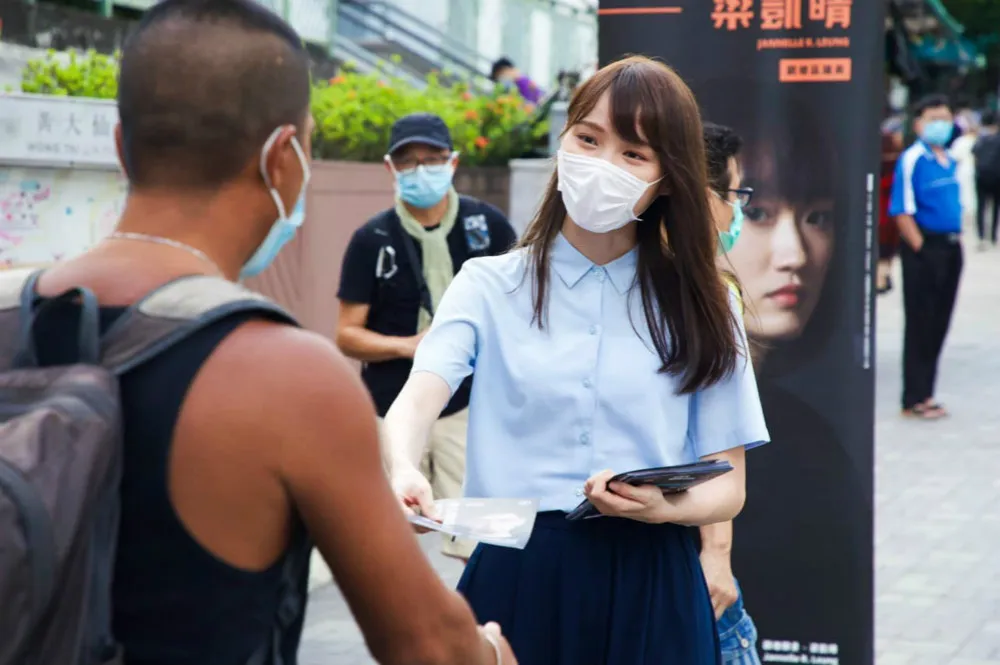 香港眾志前成員周庭　被以國安法「煽惑分裂罪」逮捕