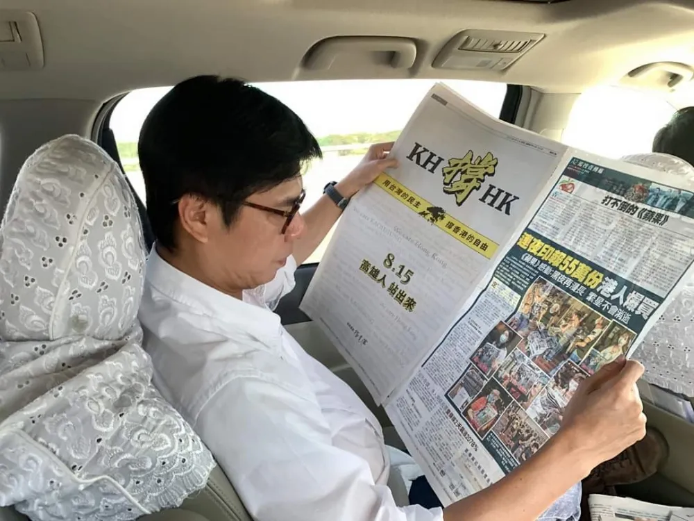 三民站路口後甲仙車掃　陳其邁登蘋果全版廣告撐香港