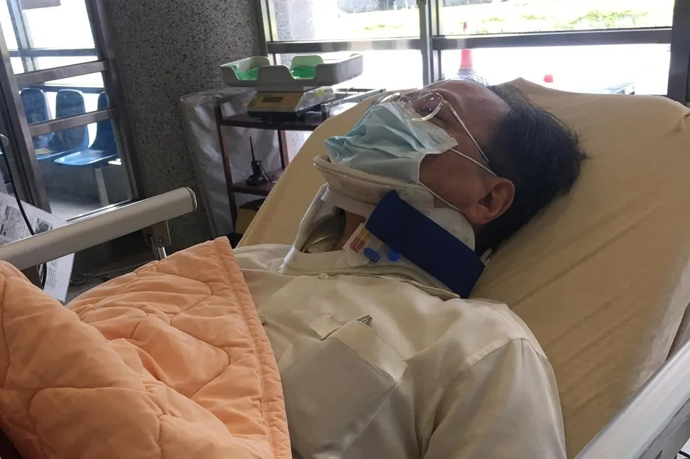 暈倒後「後腦勺撞牆」急送醫　李來希po照討拍：田園夢碎