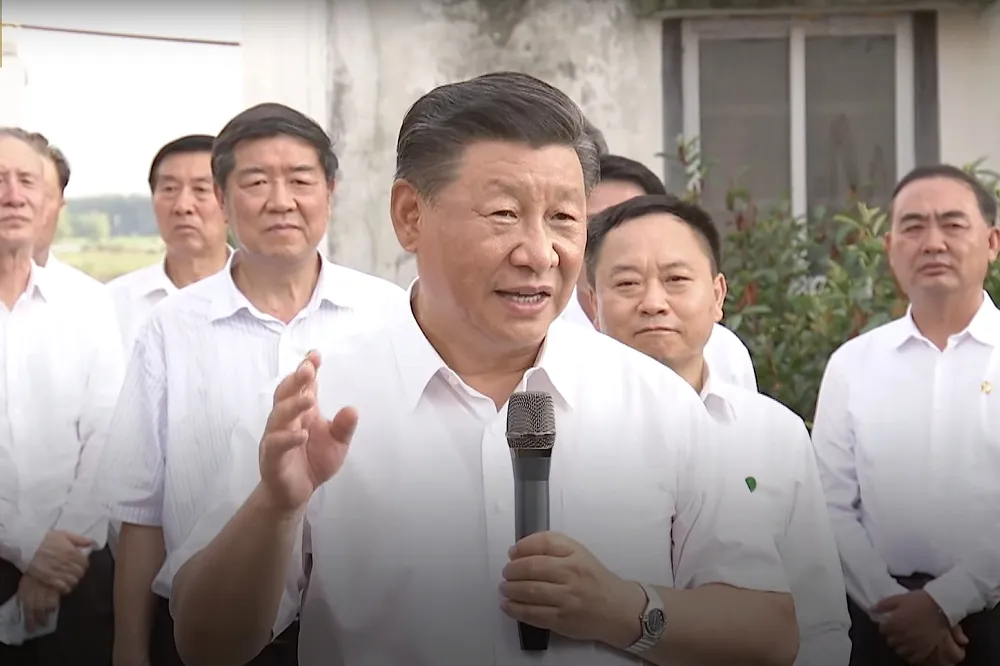 北戴河會議結束中共高層陸續現身　習近平神隱半月到安徽視察洪災　