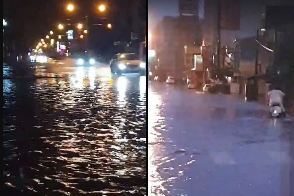 雨彈夜襲！台南永康、高雄大社慘淹　市民敲碗黃偉哲：怎沒放假