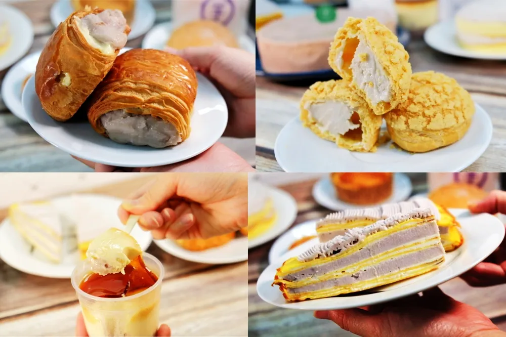 【開箱片】全聯攜手 1%bakery、旅禾、振頤軒　多款芋頭系甜品搶先看