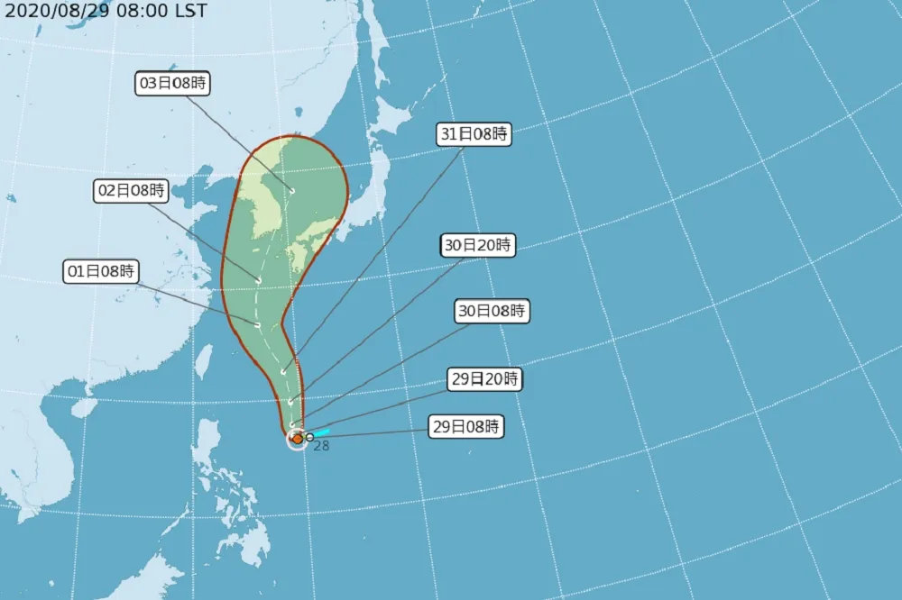 【梅莎威力增強】最快今晚轉中颱　不排除形成強颱
