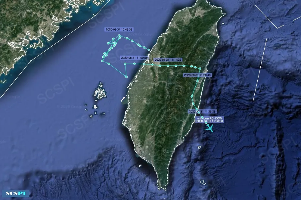 中國智庫稱美軍機穿越台灣　空軍打臉：假消息破壞區域穩定