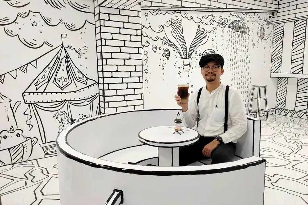 中台灣首家漫畫風主題咖啡店2D Cafe與米其林推薦設計旅店跨界合作