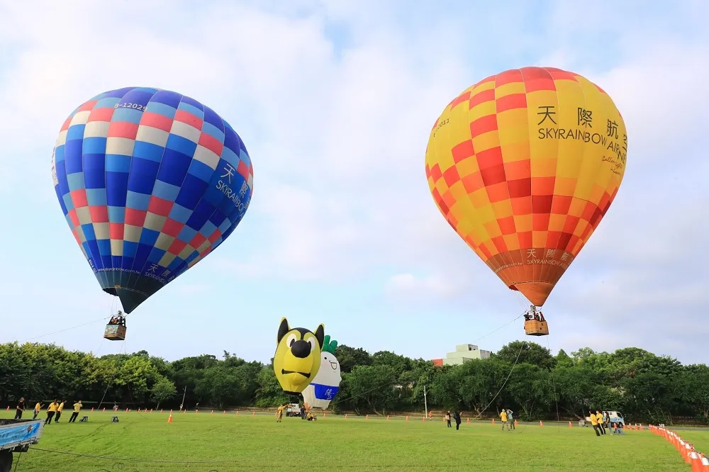 台中石岡熱氣球嘉年華登場　盧秀燕：測試穩定會擴大舉辦