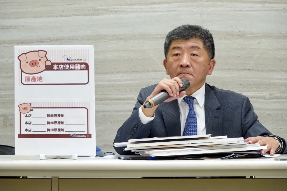 【美豬爭議】食藥署預告含豬油產品免標示　陳時中不贊成：以全面標示為主