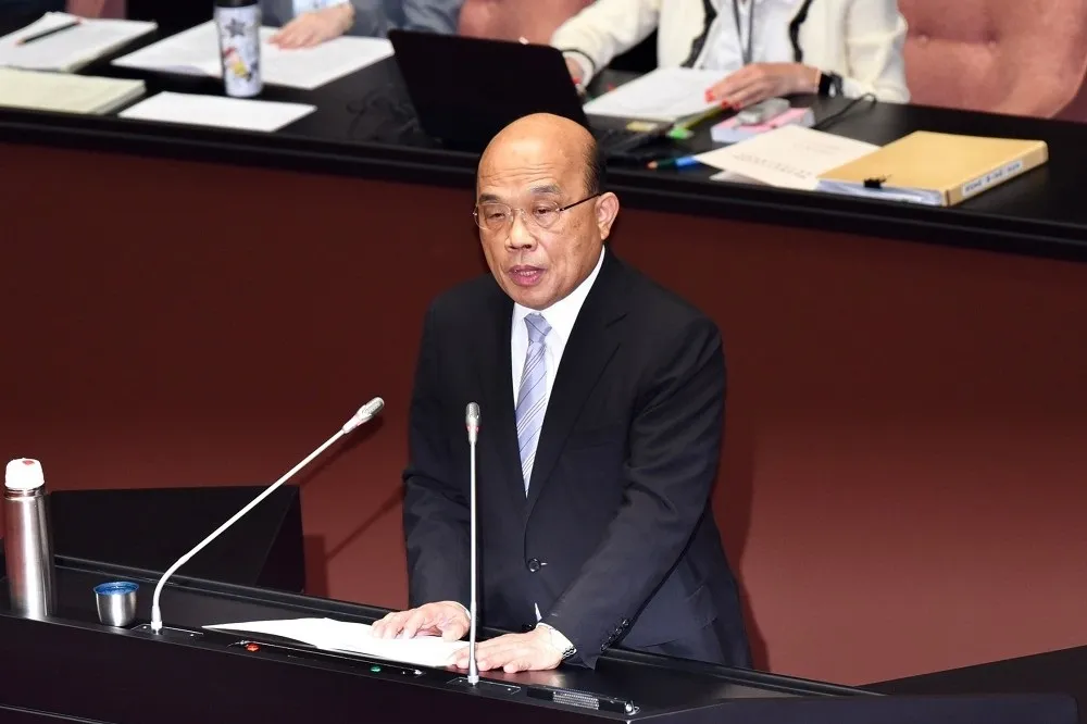 蘇貞昌赴立院專案報告　放寬美豬牛讓台灣「打開國際經貿大門」