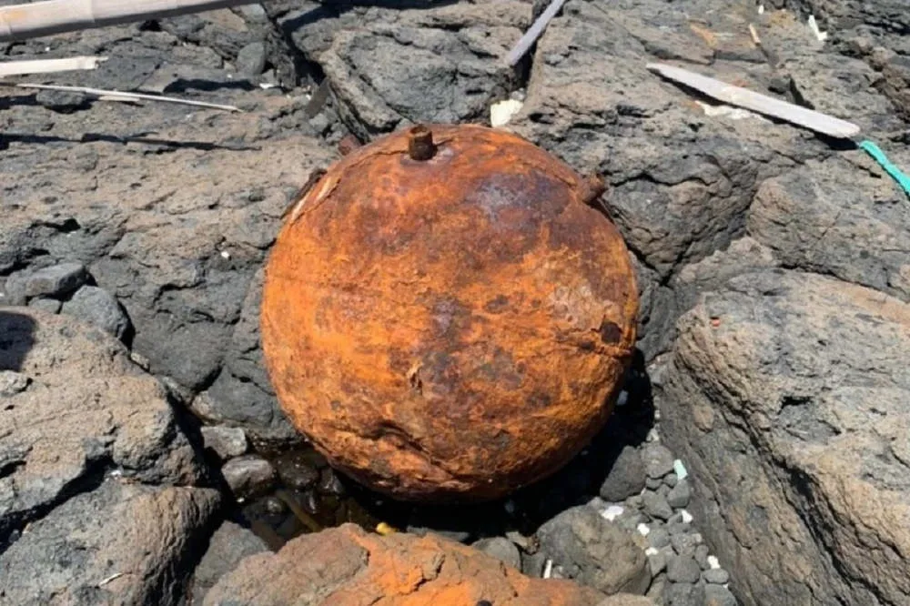 澎湖鋤頭嶼驚見二戰水雷　國防部：將擇期就地銷毀