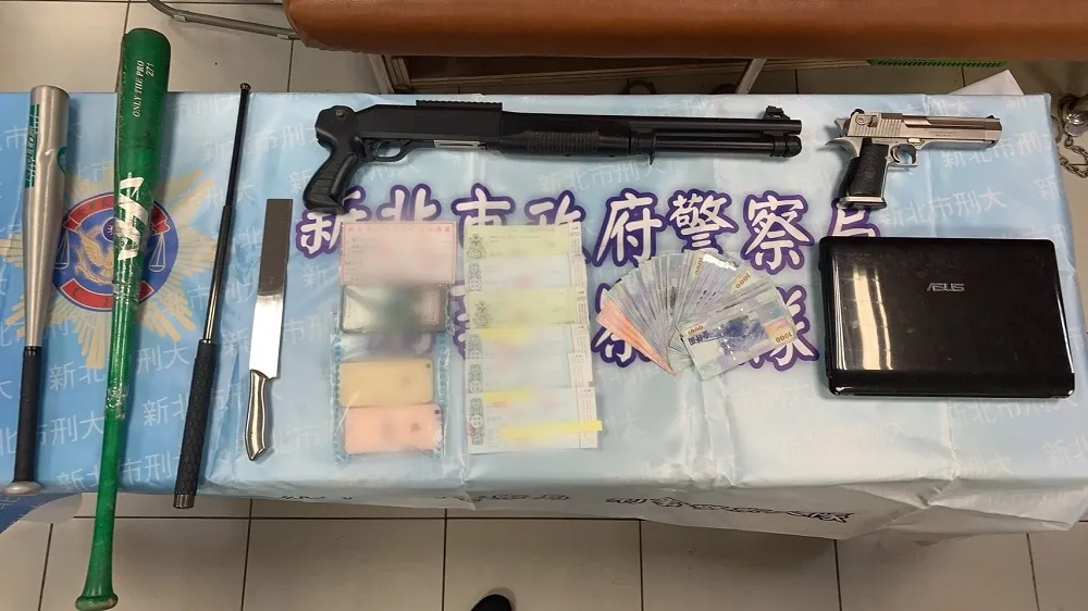 新北警強力掃蕩轄內幫派　檢肅黑道幫派共15人到案
