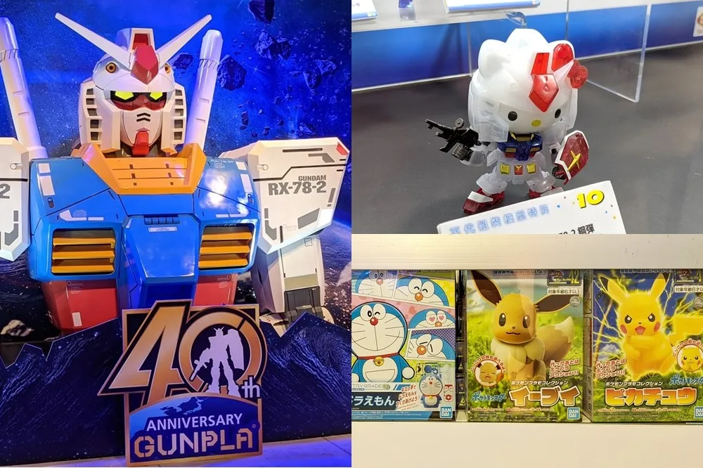 【有片】「萬代組裝模型特展」10/18 前盛大展開！鋼彈、皮卡丘、Hello Kitty、七龍珠等模型等你來挖寶