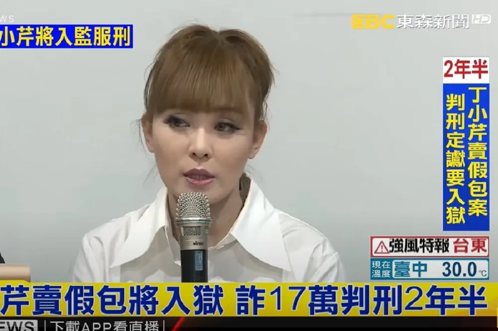 【關定了】丁小芹賣假包詐17萬　遭判2年6個月定讞