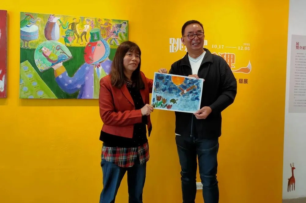 施慧英走出憂鬱症畫出一片天　於光之藝廊舉辦人生首場個展