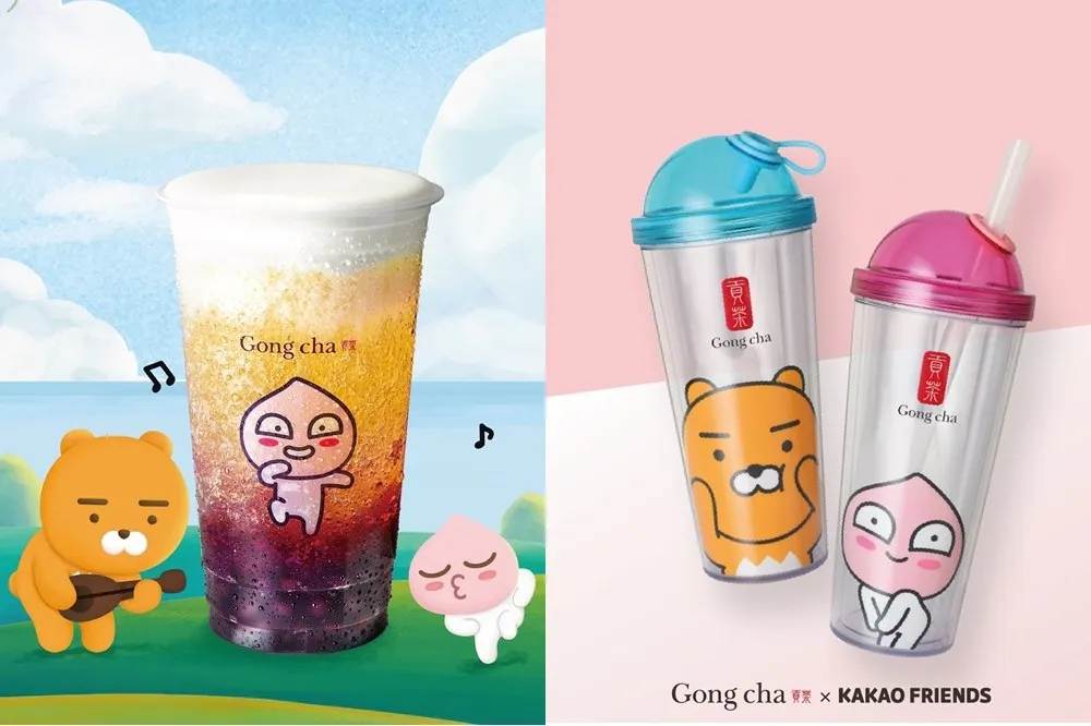萊恩隨行杯超想要！貢茶推出「葡萄珍珠」系列飲品　加價購 KAKAO FRIENDS 限量周邊