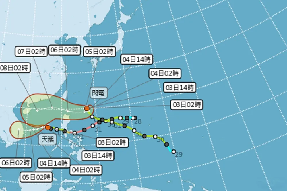 「閃電」滯留、打轉　路徑強度「不確定性大」