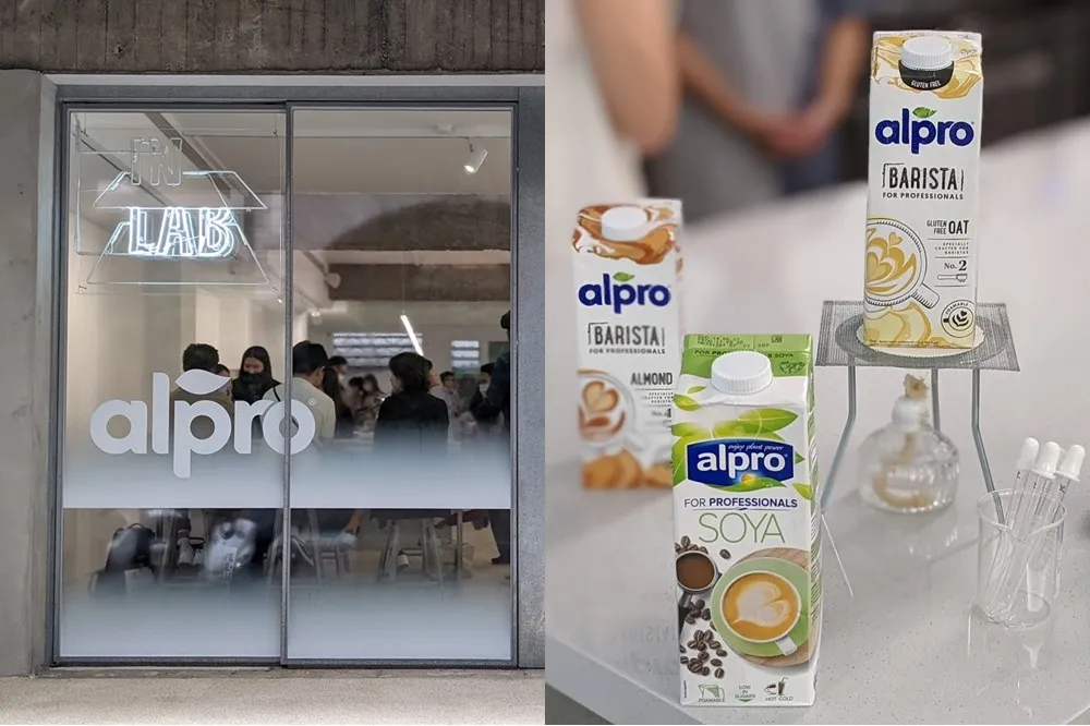 歐洲第一植物奶「alpro」登台！IN LAB ╳ alpro 期間快閃店　帶你體驗全新實驗性空間與咖啡餐點