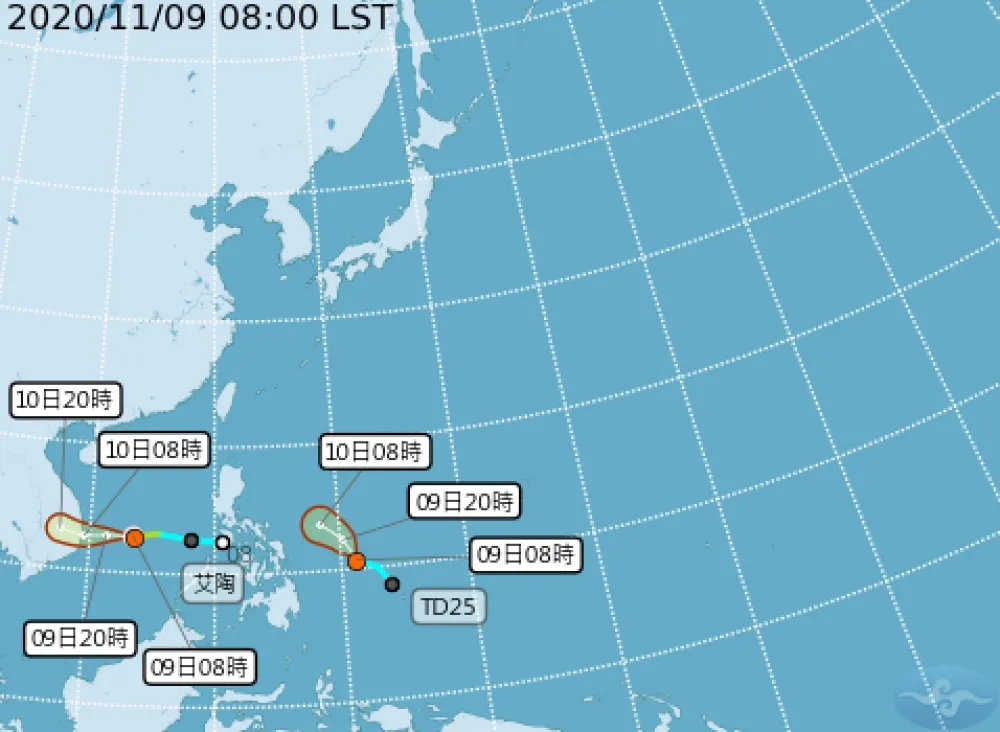 【艾陶生成奔越南】北台有雨剩18度！　又一熱帶低壓蠢動將成颱