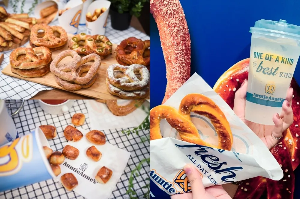 【完整菜單】美國國民小吃 Auntie Anne’s 蝴蝶餅台北首店開幕　經典蝴蝶餅+冰檸檬必點